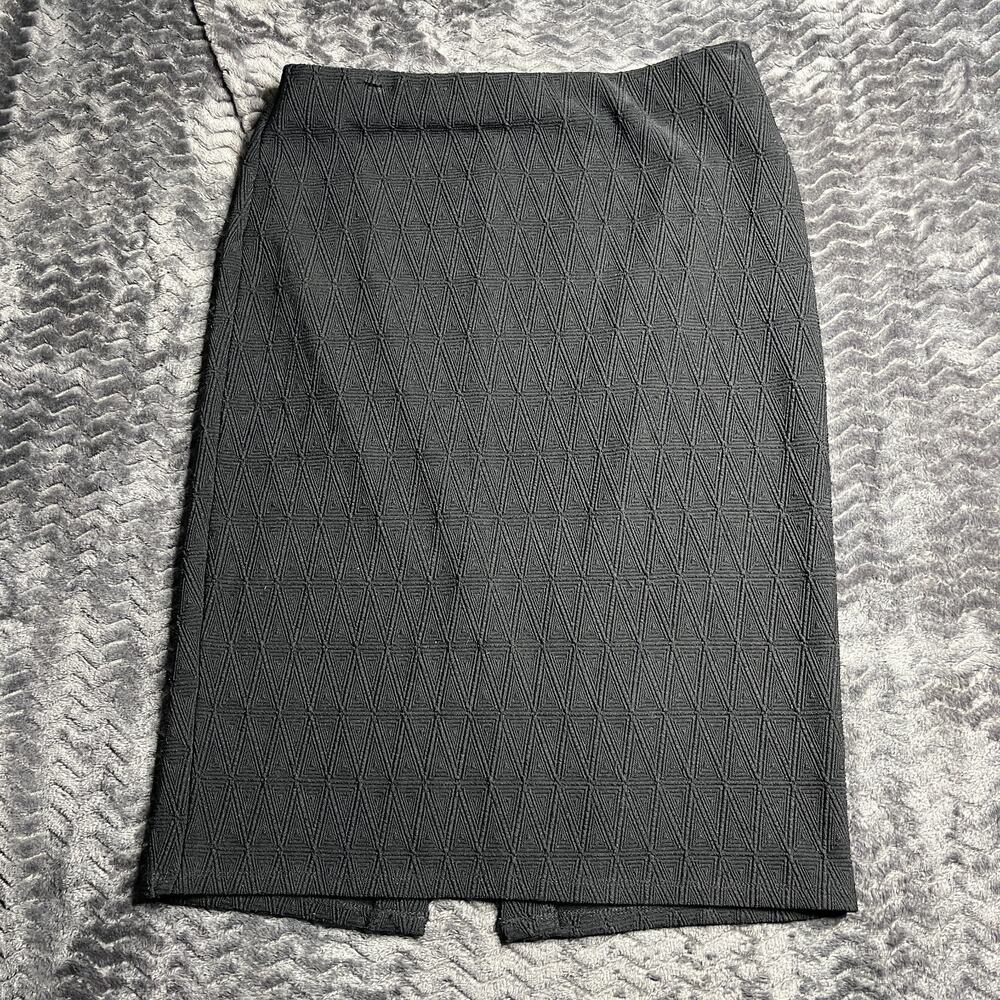 NYCC New York Clothing Co. Women's Size S Black Pencil Knee Length Pull On Skirt